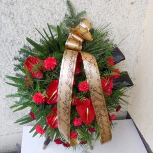 Szarfa z napisem